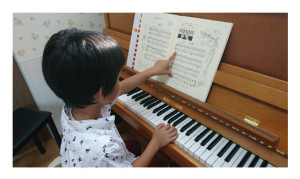 熊本のピアノ教室　レッスンの様子